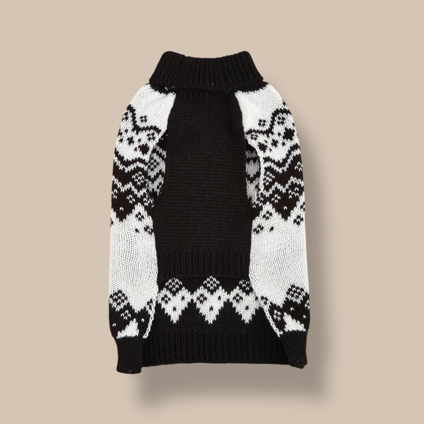 Black Nordic Sweater