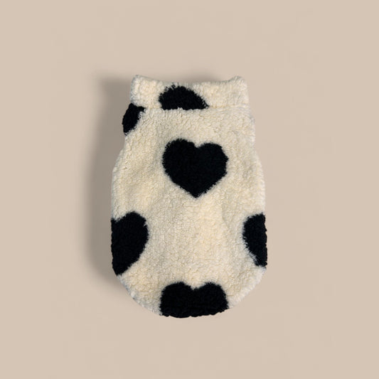 Heart fleece