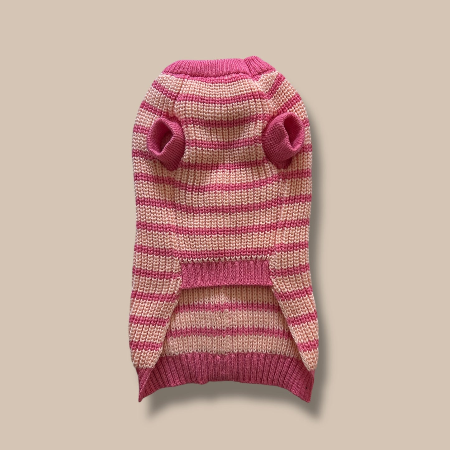 Pink Striped Sweater