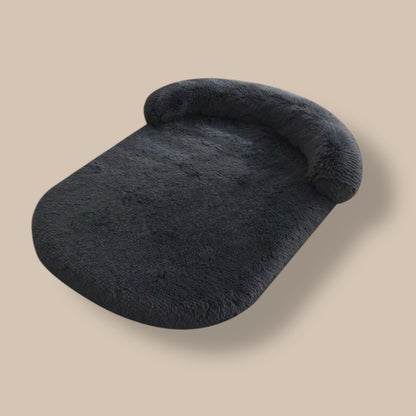 Dog dark gray bed