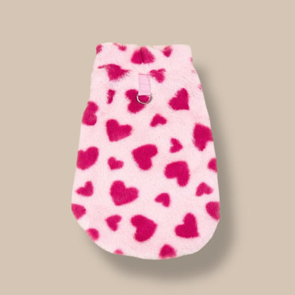 Pink Heart fleece