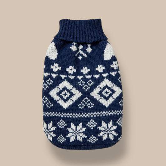 Blue Argyle Knitwear