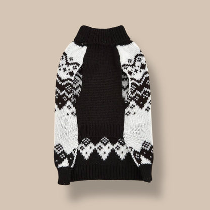 Black Nordic Sweater