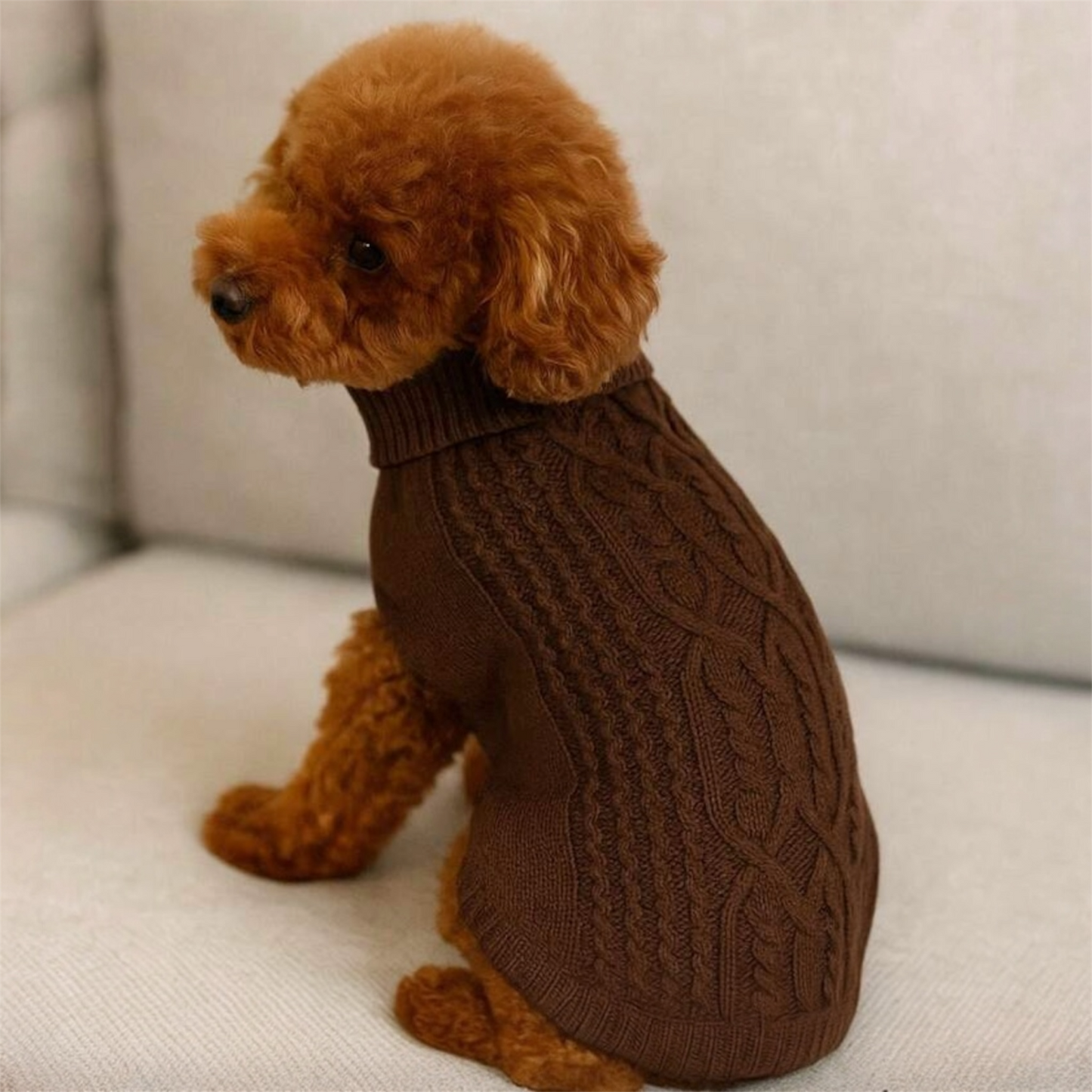 Knitted Brown Sweater