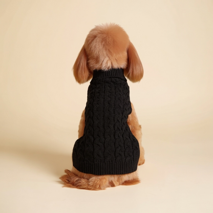 Black Knitted Sweater